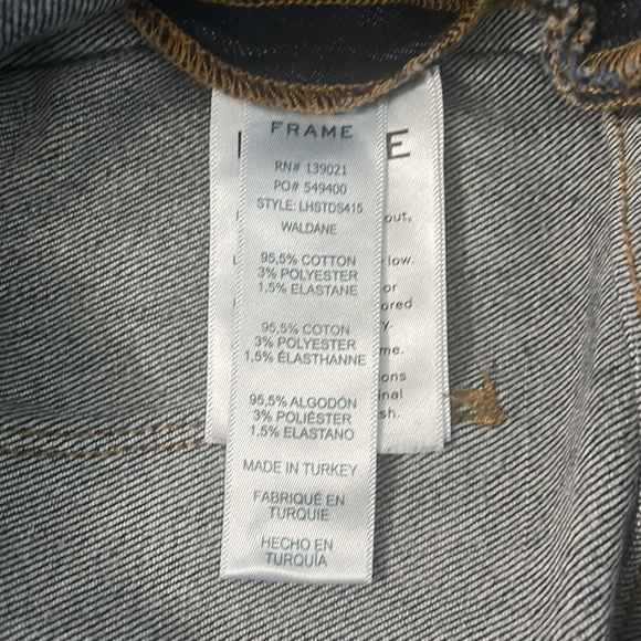 Frame Denim Dark Blue Ankle Jeans - Picture 8 of 10